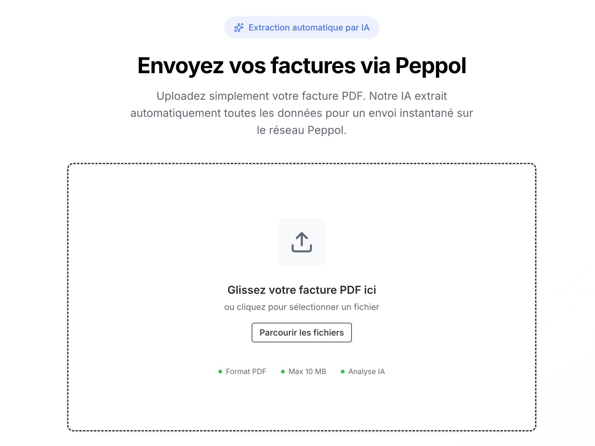 Peppol Invoicing preview
